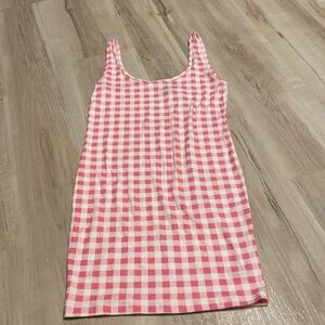 NWT FOREVER 21 | Pink Checkered Pink Sundress
